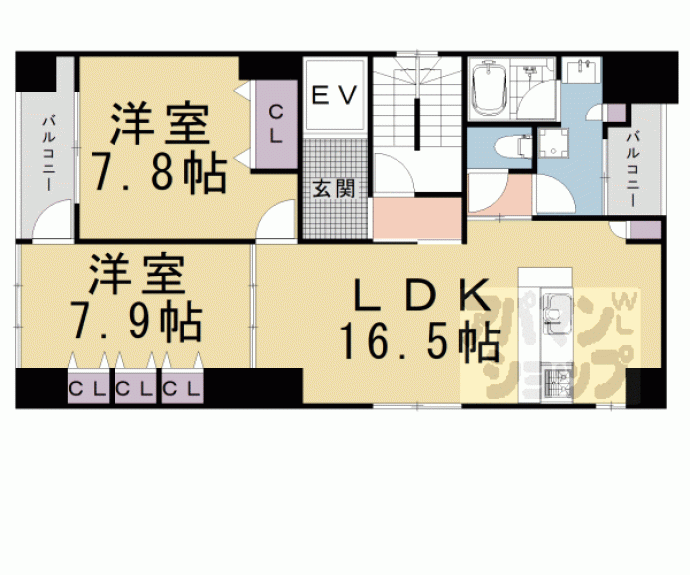【felice御所西】間取