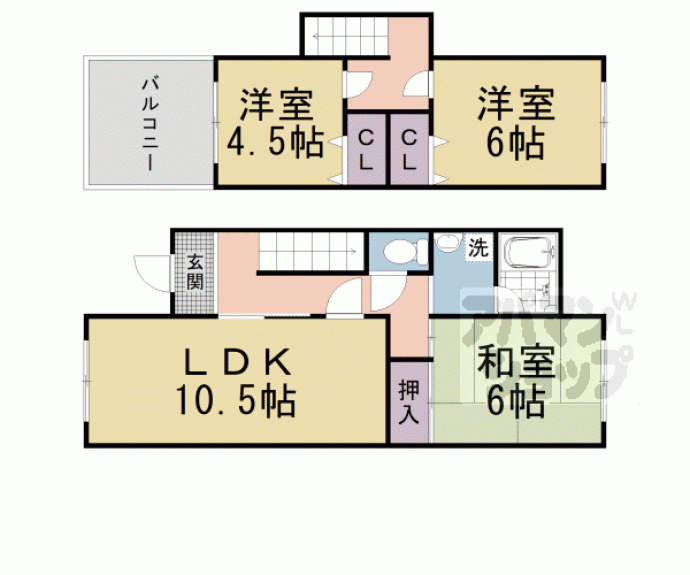 【南口大島リースホーム(リノベ済OBS)】間取
