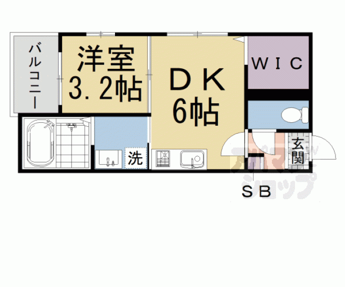 【モンカンフリエ】間取