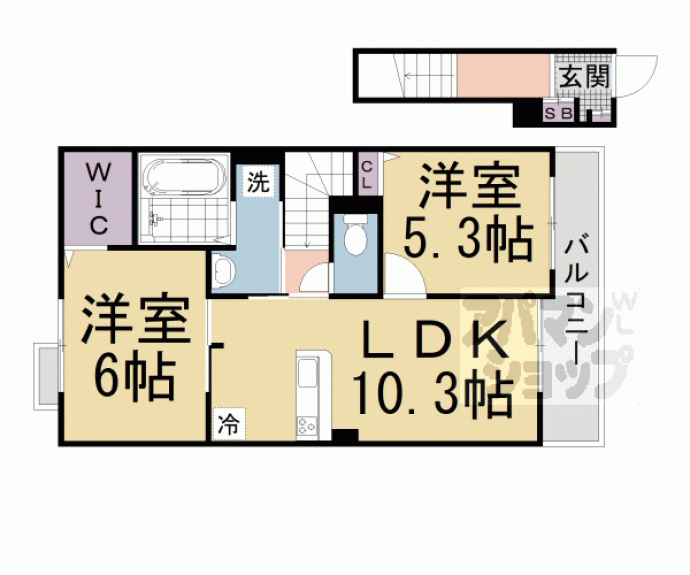 【カームⅠ】間取