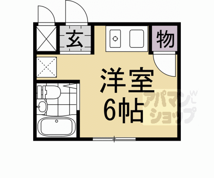 【ミナージュ宇治】間取