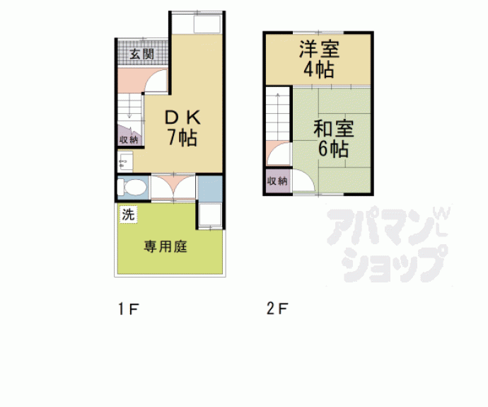 【小久保町貸家Ⅱ】間取