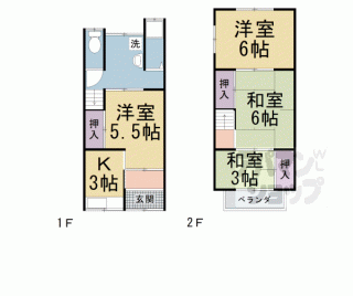 【淀美豆町３２０－３５テラスハウス】