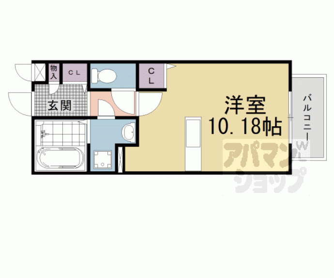 【パルティール２２】間取