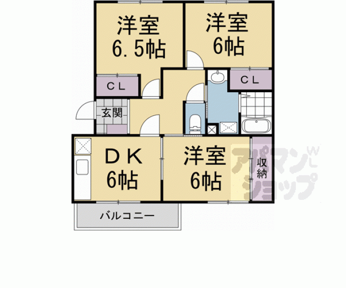 【シャトーペガサス】間取