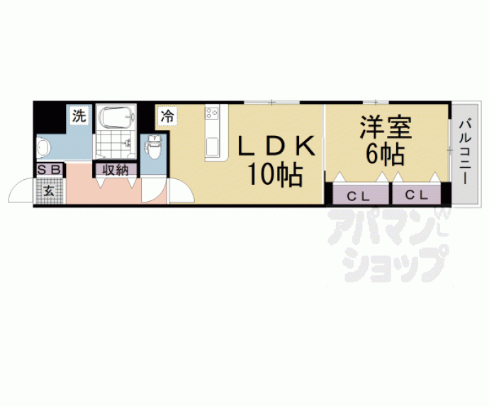 【Park Side ケヤキⅡ】間取
