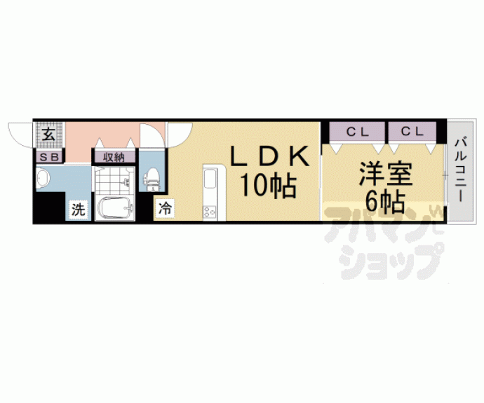 【Ｐａｒｋ　Ｓｉｄｅ　ケヤキⅡ】間取