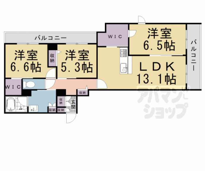 【シャーメゾンＧｒａｃｅ】間取