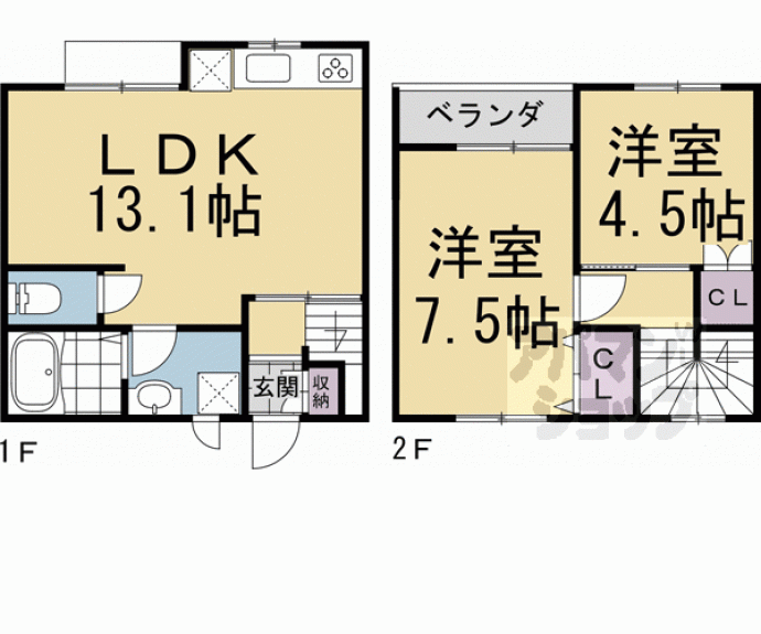 【グランマルセイ寺内町】間取