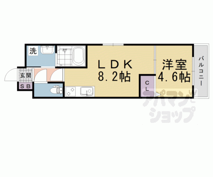 【サクシード両替町】間取