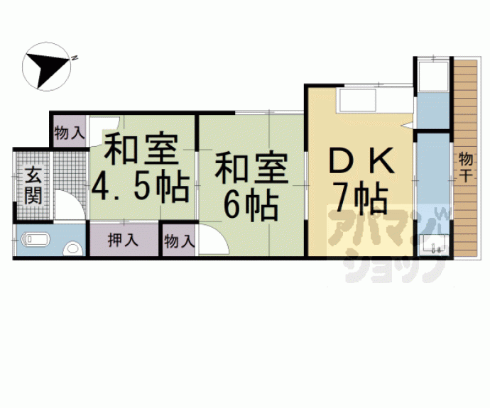 【村田貸家１号】間取