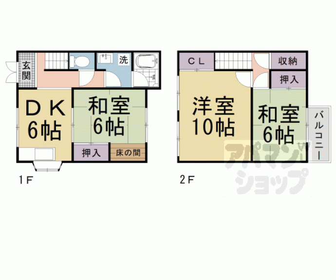 【園田ハイツ】間取
