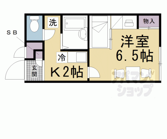 【レオパレス木蓮】間取