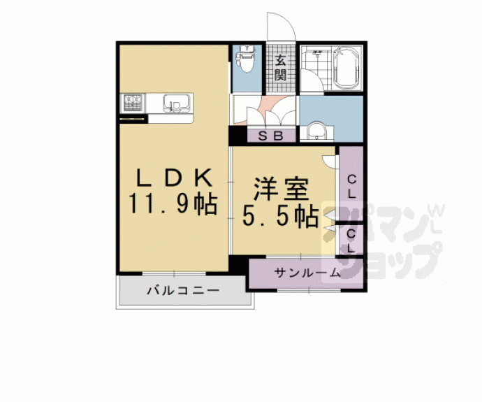 【グランシャーメゾン大手町】間取