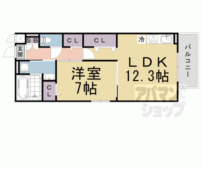 【キャッスル　アイ．オー】間取