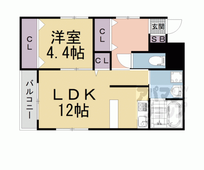 【スマートマンション夢ゾン大手筋】間取