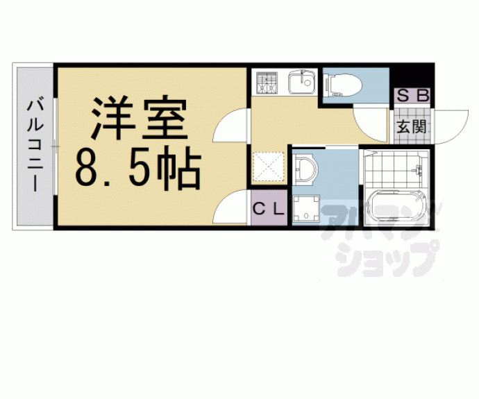 【ＣＲＥＤＯＲ伏見丹波橋】間取