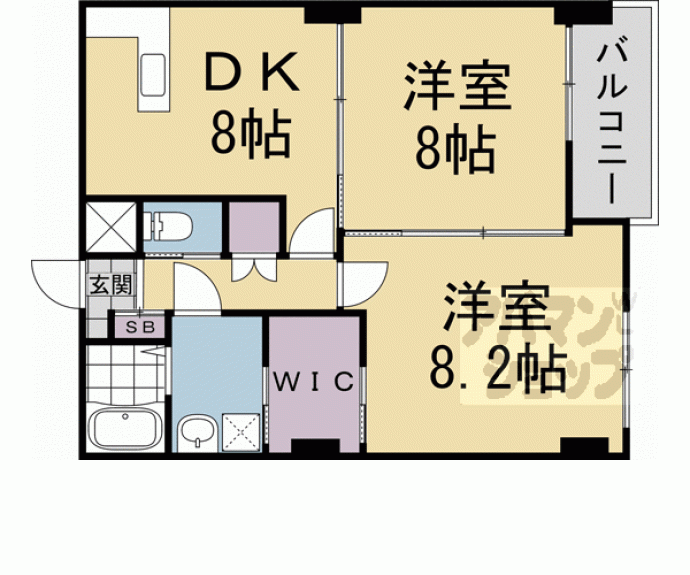 【ルーミネス芦谷五番館】間取