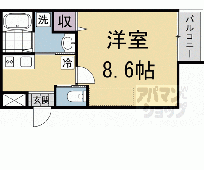 【サントス墨染】間取