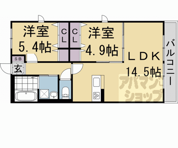【エスパシオハイム】間取