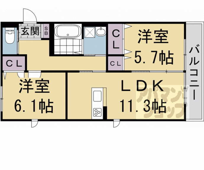 【エスパシオハイム】間取