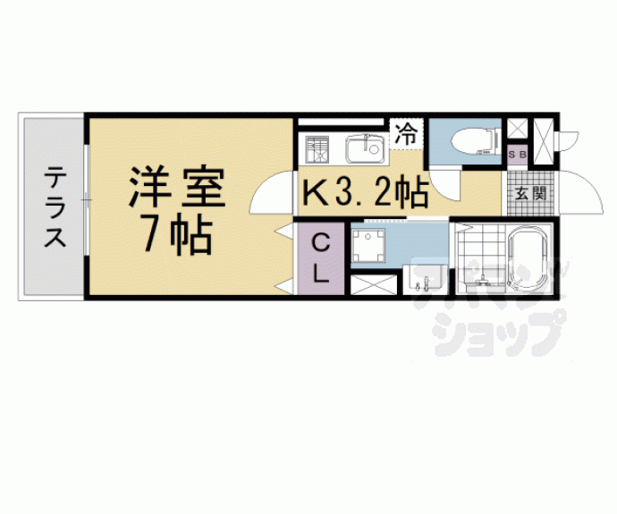【Ｃｒｅｓｃｅｒｅ洛北】間取