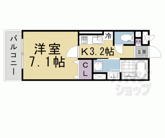 【Ｃｒｅｓｃｅｒｅ洛北】間取