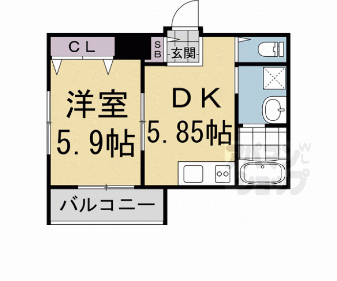 【ＢＯＮＣＩＥＬ岡崎】間取