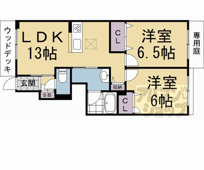 【モントレー喜左衛門】間取
