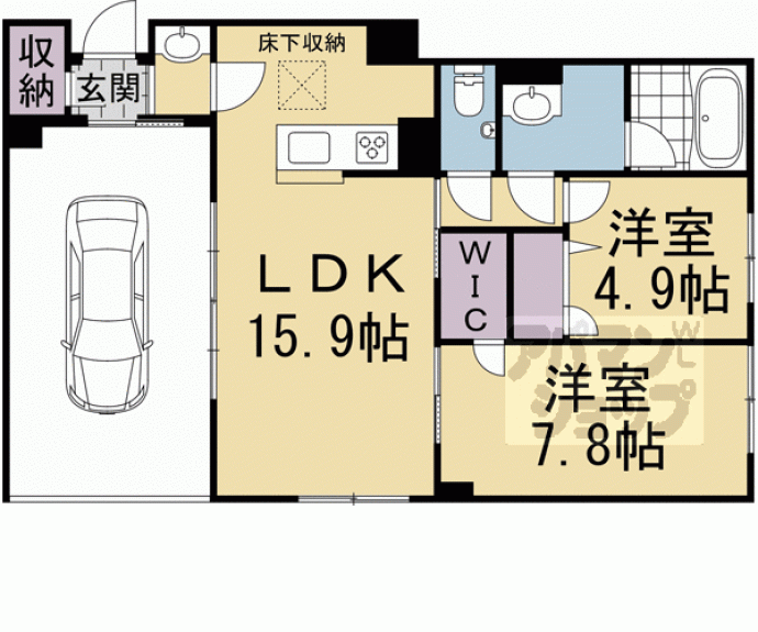 【オーキッド京都北山】間取