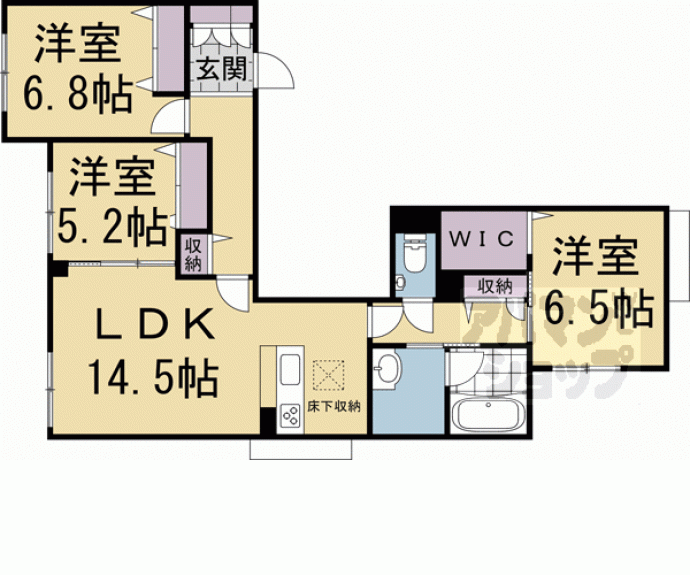 【嘉門北山邸】間取