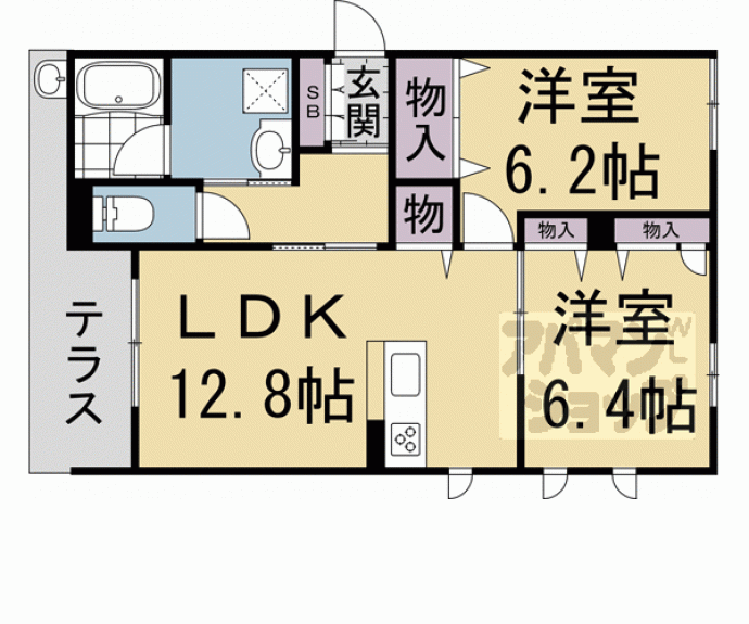 【Ciel岩倉】間取