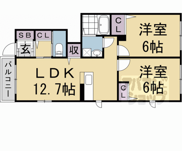 【シャーメゾンＴａｎｉｇｕｃｈｉ】間取