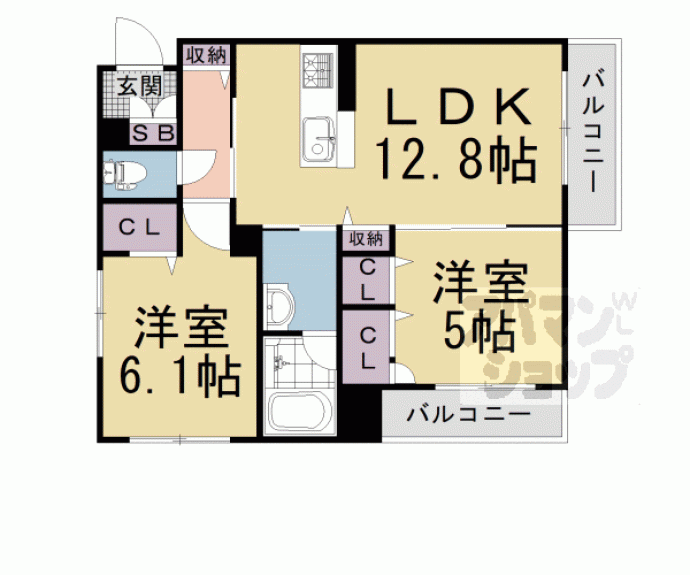 【メゾン・モアノ】間取
