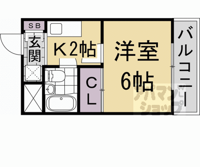 【メイゾンドミウラ】間取