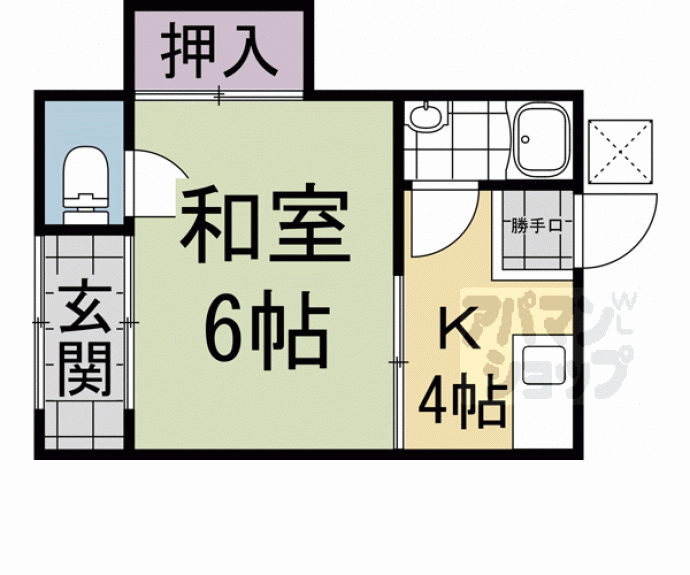 【中辻アパート】間取