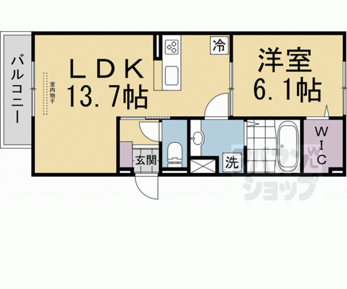 【プレジール平安】間取