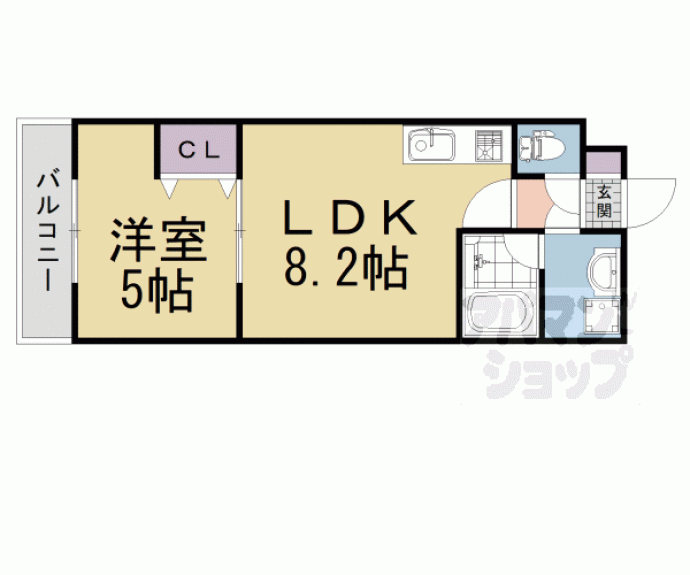 【グランカーサ日の又】間取