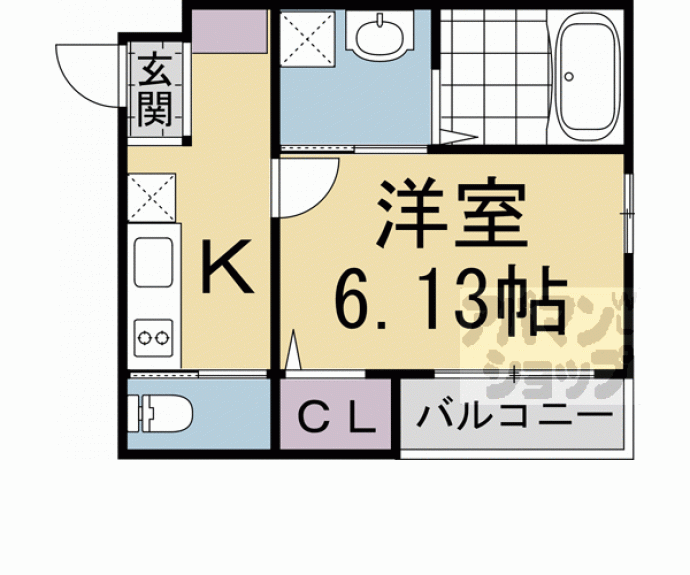 【ＫＴＩレジデンス深草】間取