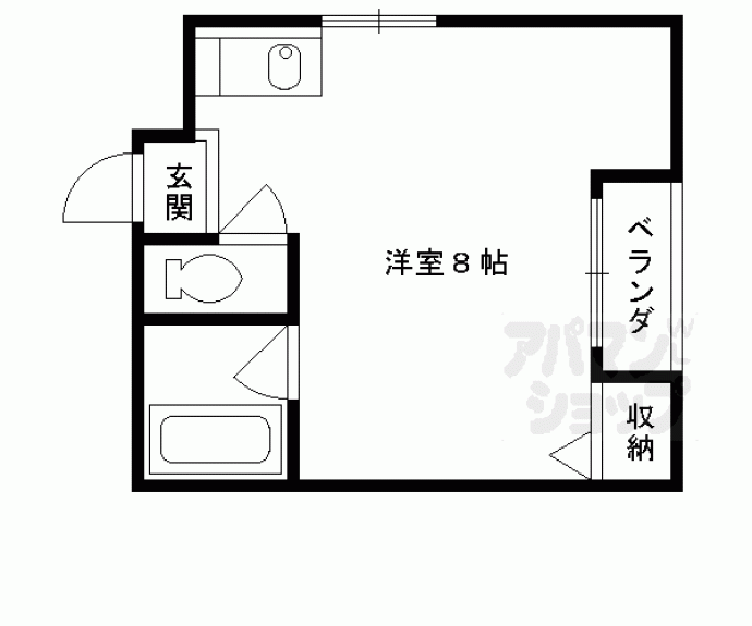 【セザール京洛】間取