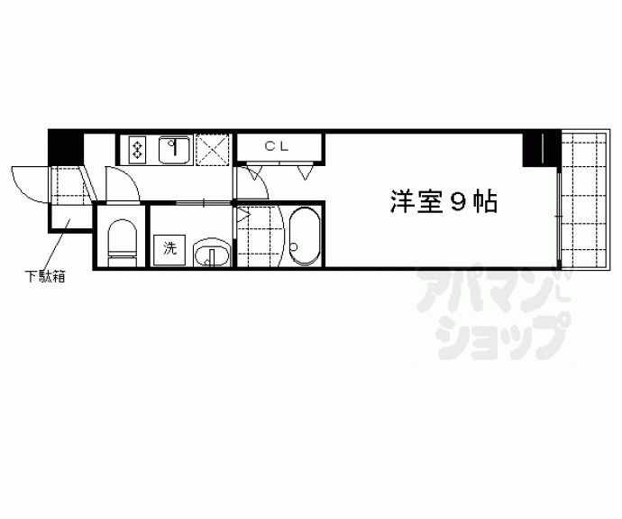【ＥＳＣＡＳＡ京都西陣】間取
