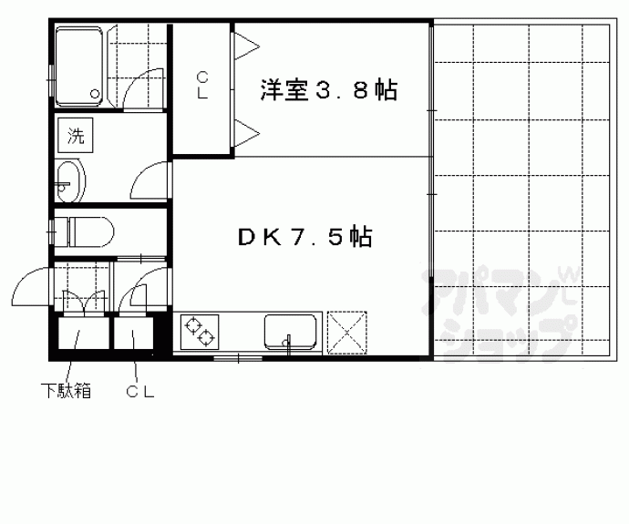 【グレースろうじ】間取