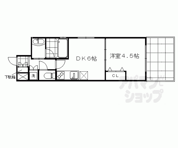 【ベラジオ京都鞍馬口】間取