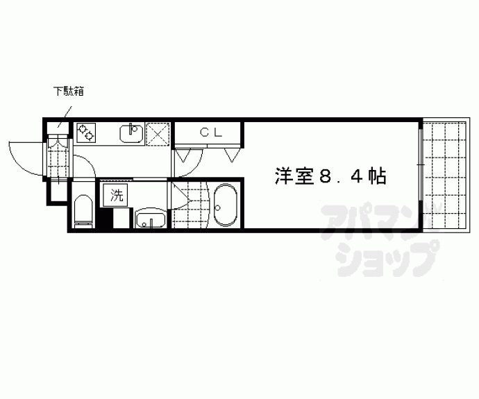 【ベラジオ西陣聚楽Ⅱ】間取