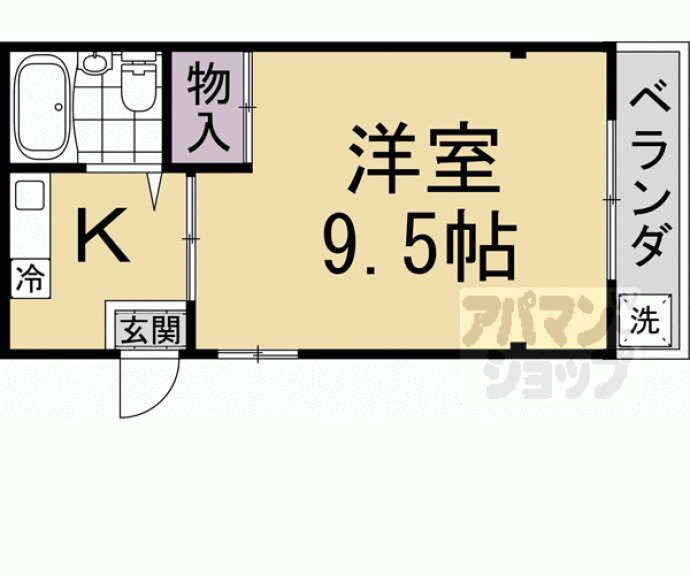 【ハイツタケウチ】間取