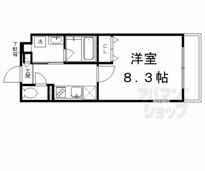 【セレッソ長者町】間取