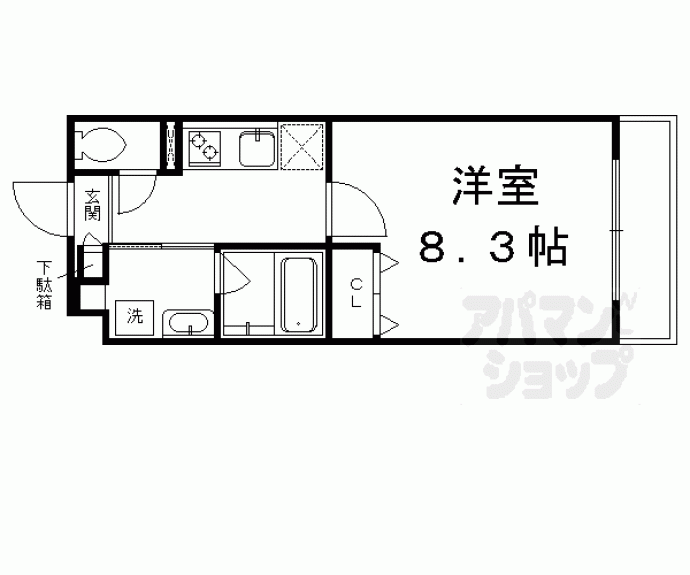 【セレッソ長者町】間取