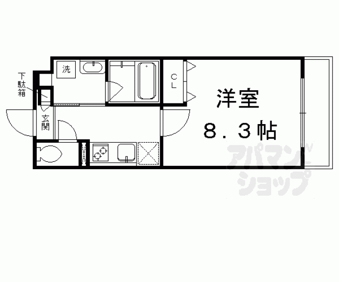 【セレッソ長者町】間取
