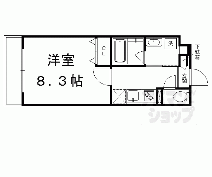 【セレッソ長者町】間取