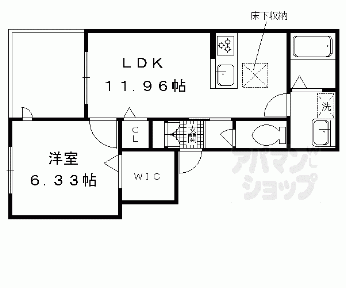 【シャーメゾン御前西】間取